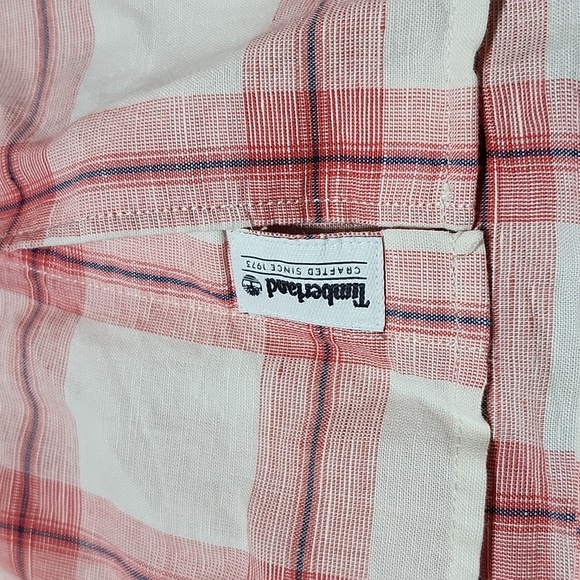 TIMBERLAND PLAID SLIM-FIT XL POCKET LONG-SLEEVED BUTTON DOWN WESTERN SHIRT - Picture 11 of 15